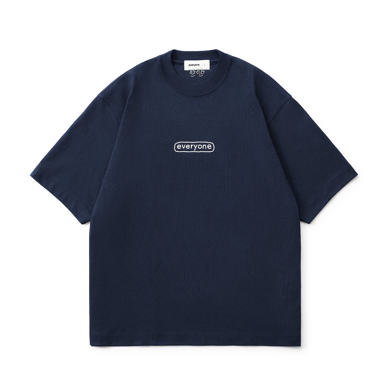everyone j.30000 sketchy logo short sleeve tee shirt (WHITE 