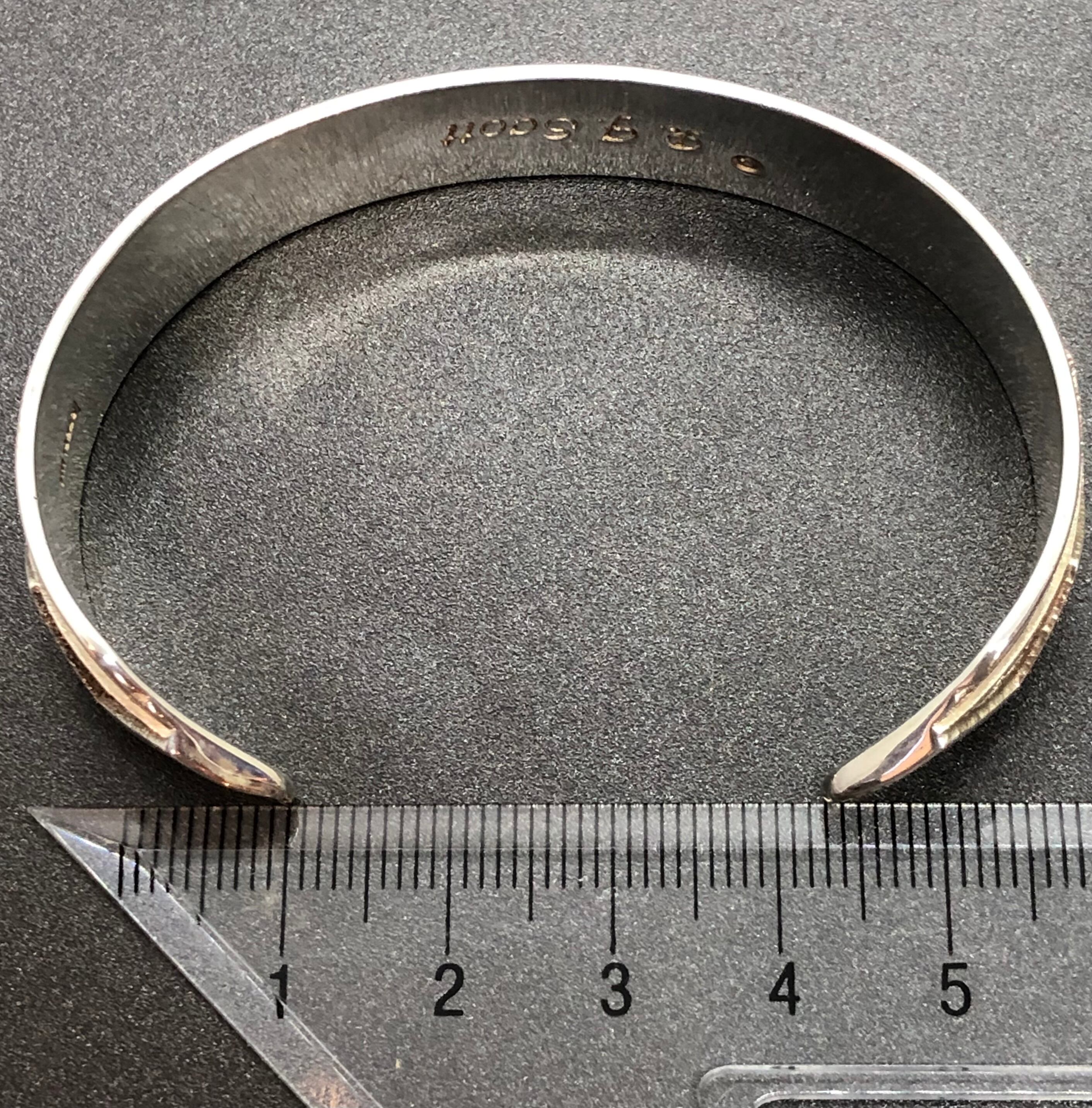 IJB-32 Indian Jewelry シルバー ゲッコーバングル ヤモリ