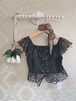 Lace Mini Tops~black~