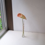 お花のペイントの花瓶-細長