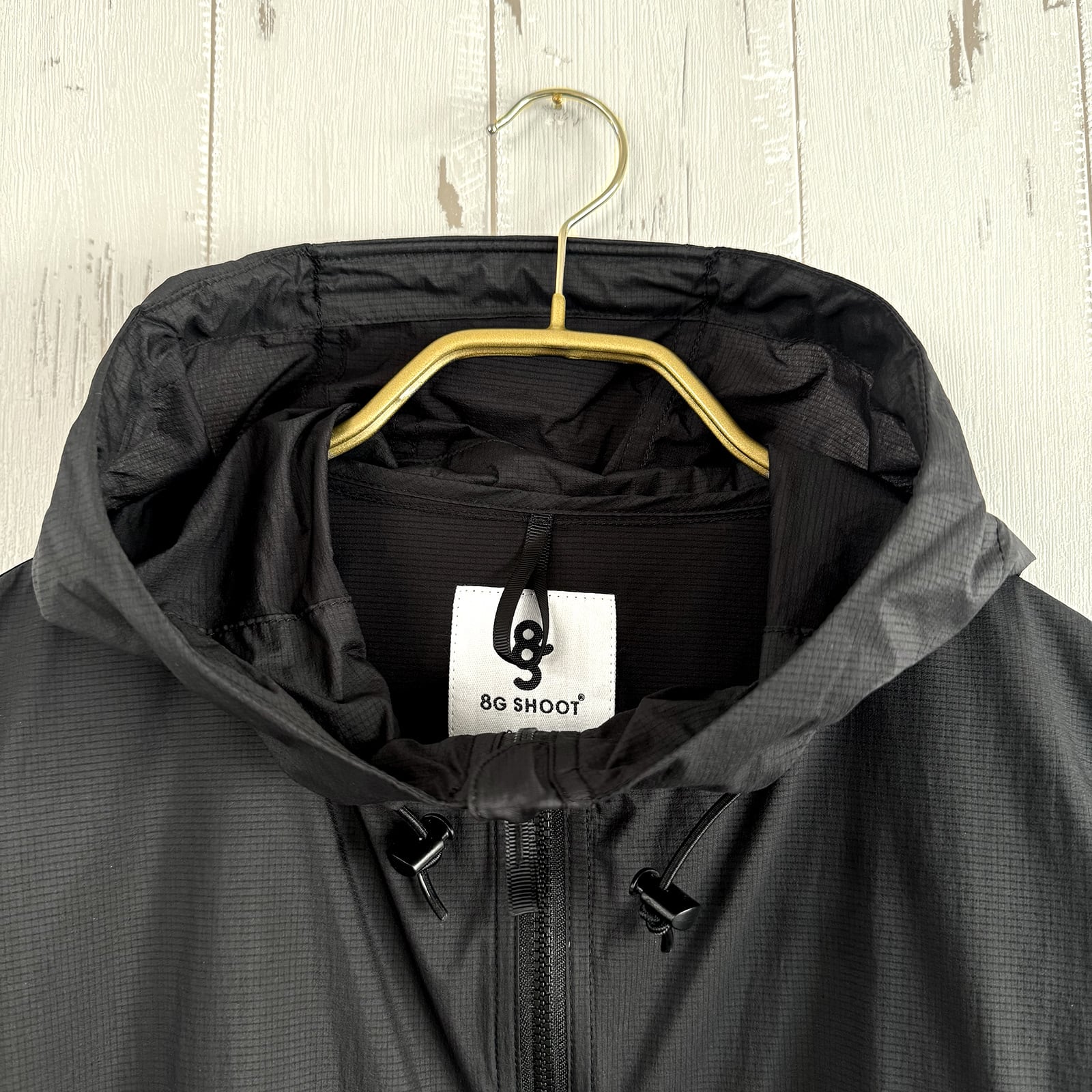 SUPER LIGHT HOODIE -BLACK- | 8G SHOOT WEBSTORE