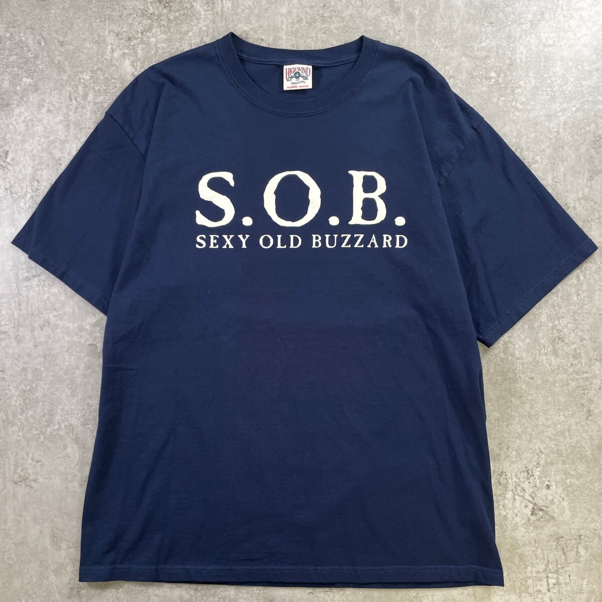 90-00年代 USA製 S.O.B. SEXY OLD BUZZARD ジョーク Tシャツ ジョークT