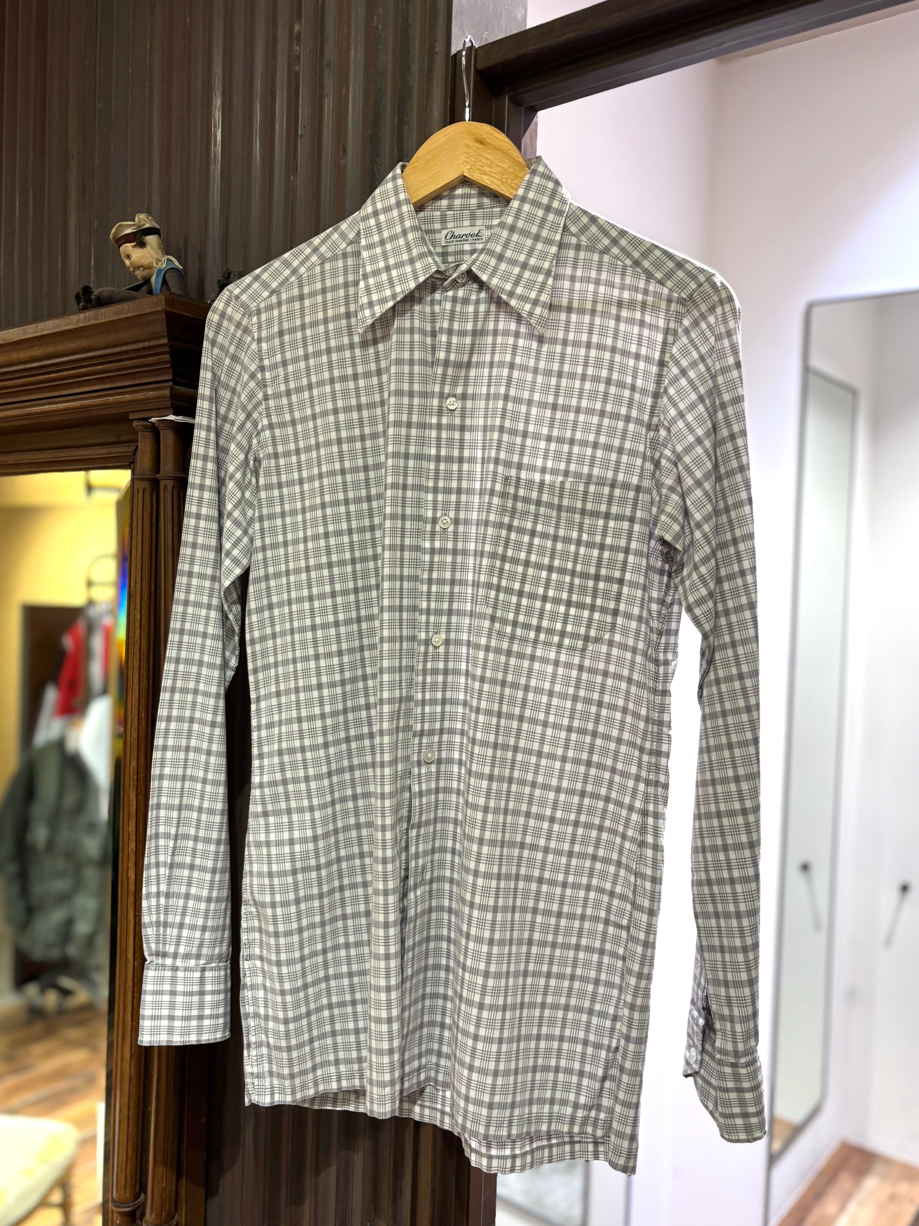 OLD Charvet CHECK SHIRT | STRAYSHEEP ONLINE