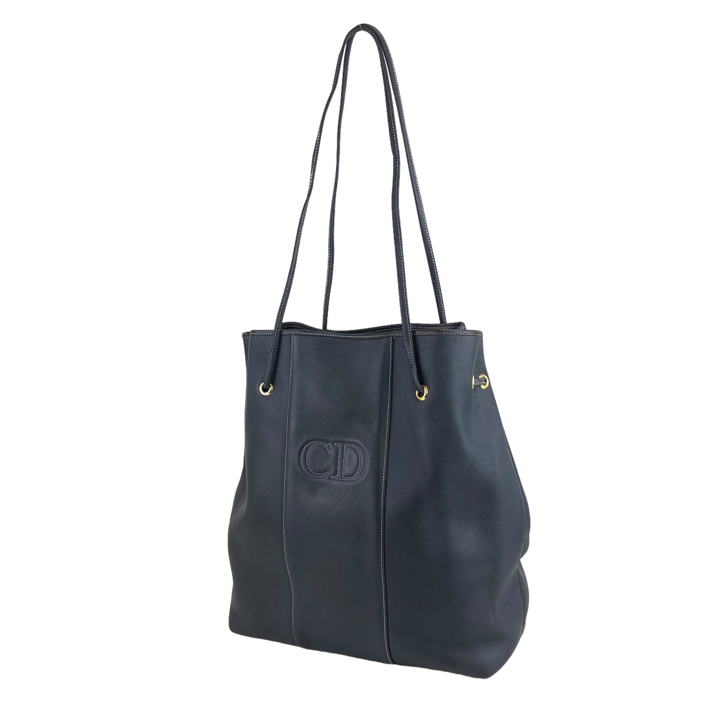 Christian Dior クリスチャン ディオール ショルダーバッグ ネイビー