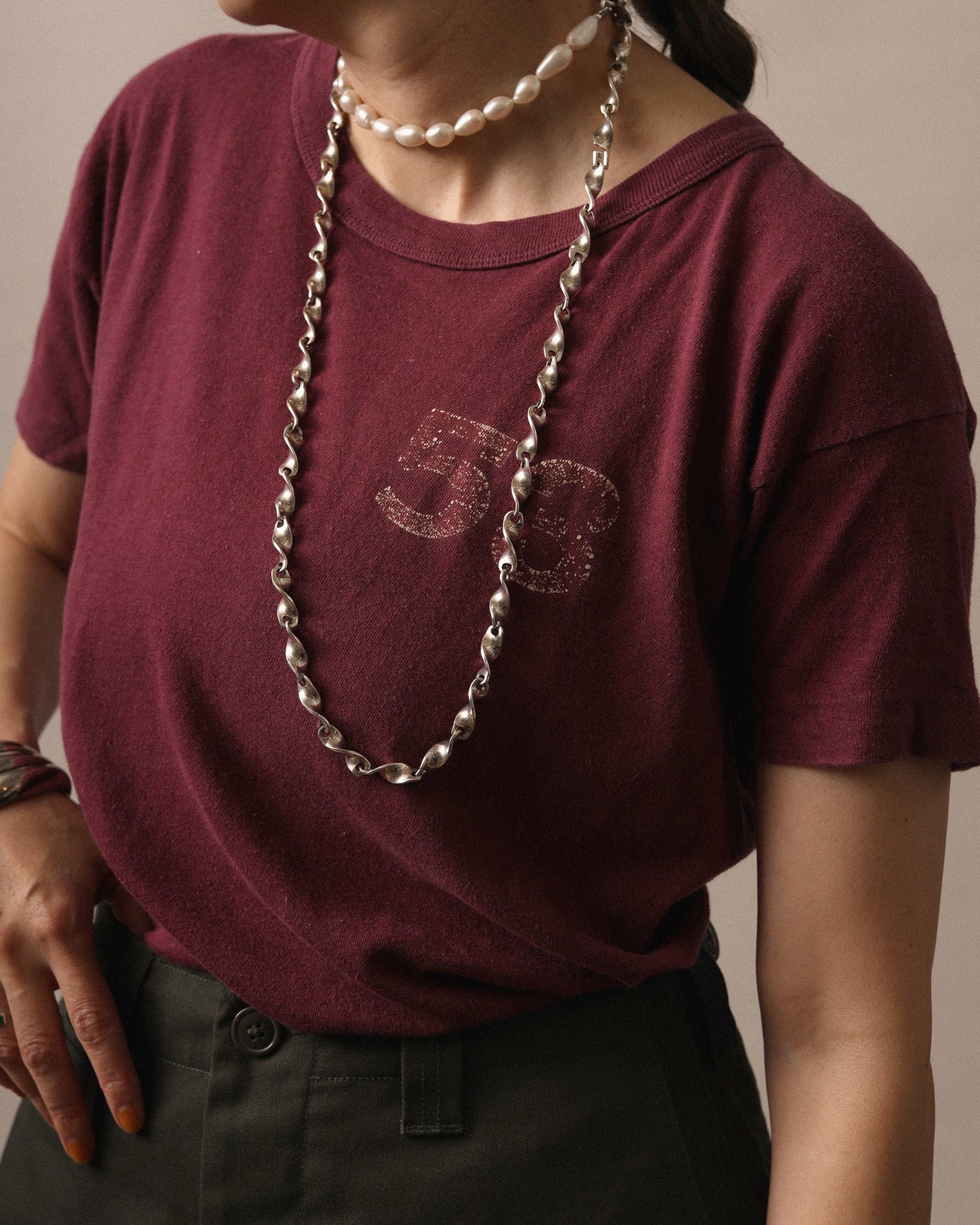 1950-60's 53 / Printed T-Shirt