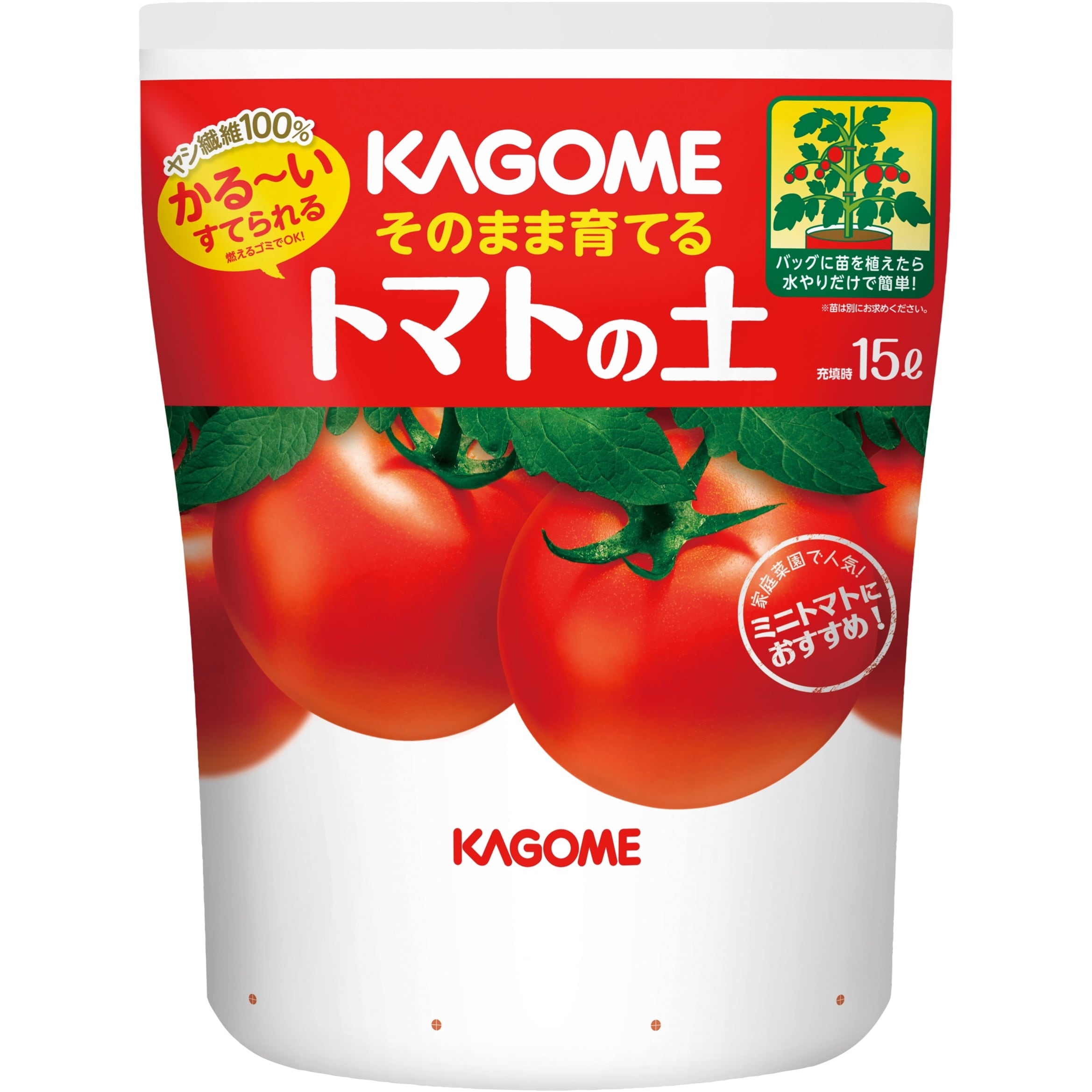 KAGOMEそのまま育てるトマトの土 15L【P】 | PROTOLEAF プロトリーフ