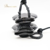 フラメンコ 小物 CASTANUELAS DEL SUR パリージョ カスタネット ブラック系 楽器 小物 ペア 両手 黒 赤 白 ケース ケース付き 練習 レッスン ステージ イベント 艶 光沢 無地 シンプル おしゃれ レッド系 ホワイト系