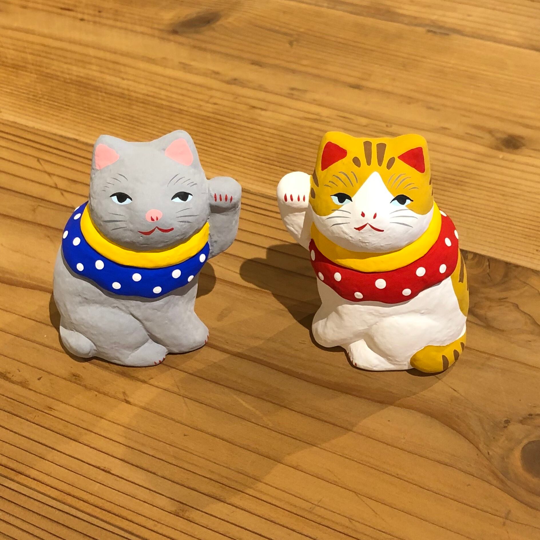 玩具工房 おめかし猫（茶白） | 綱具屋SETORe