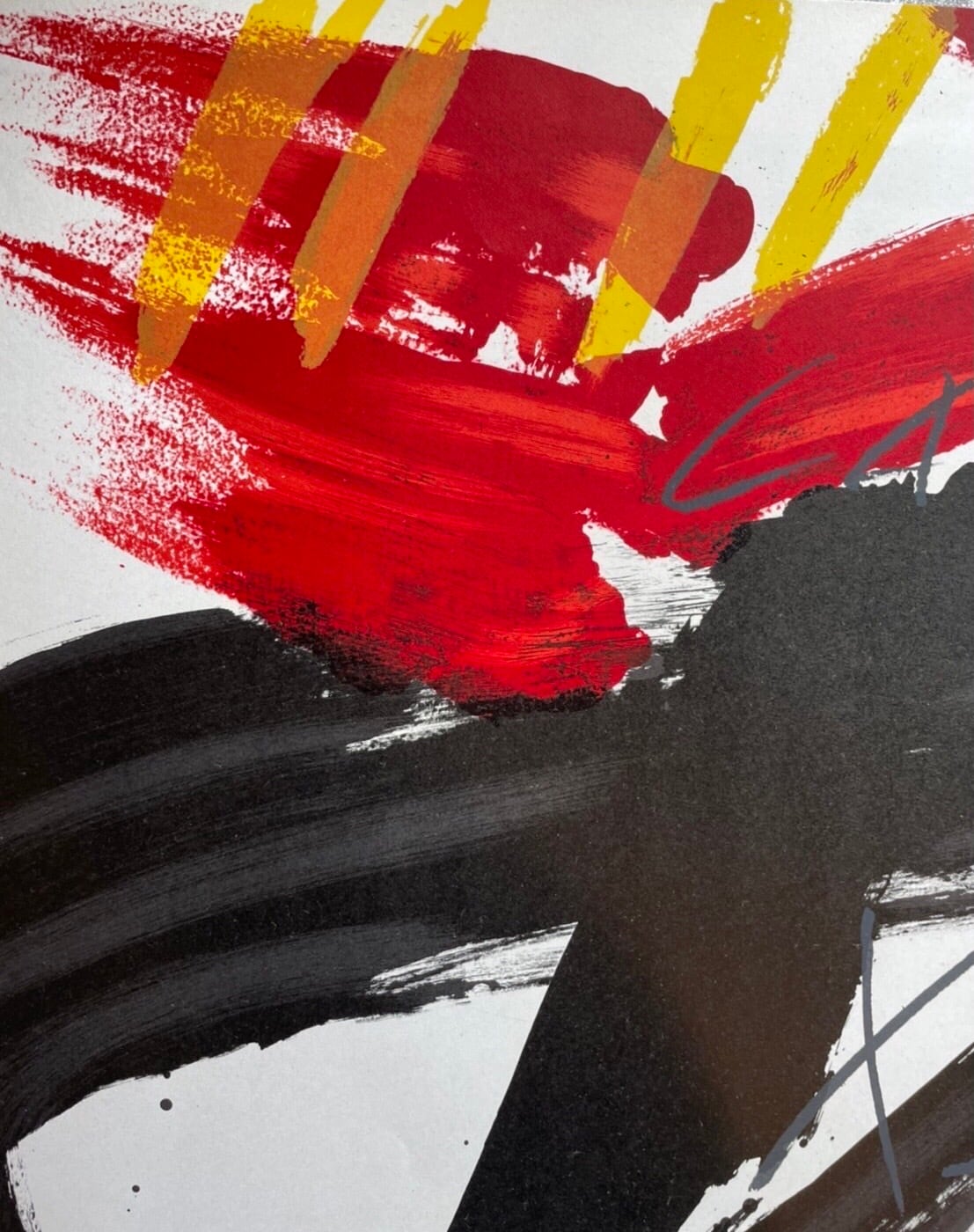 エキシビジョンポスター（リトグラフ） アントニ・タピエス