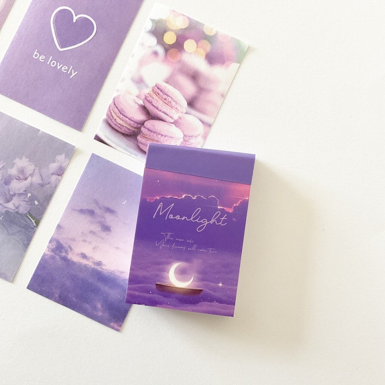 ミニシールbook purple