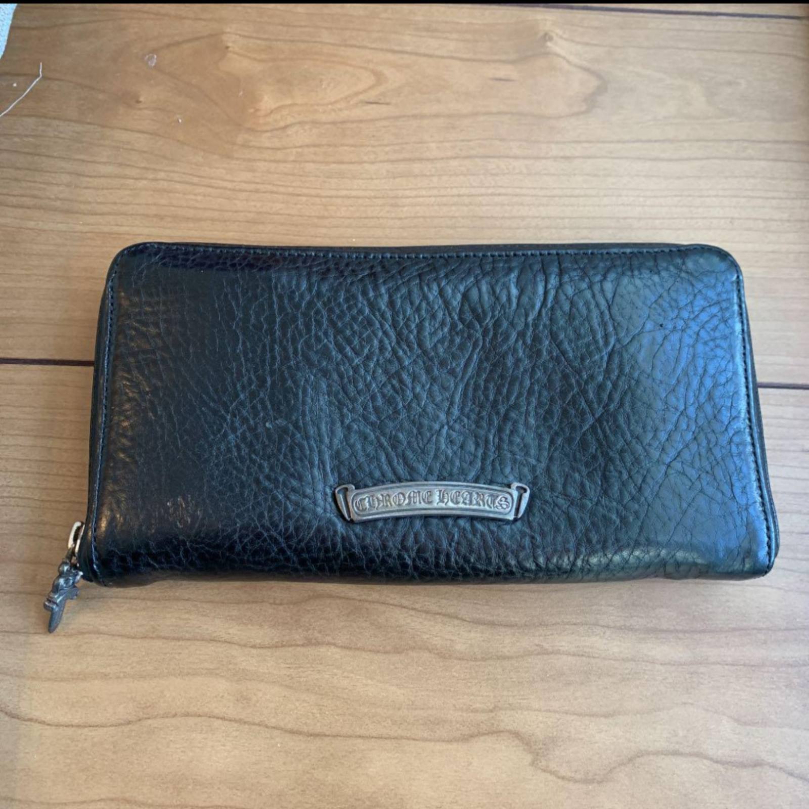 CHROME HEARTS クロムハーツ 長財布 ダガーモチーフ フレア
