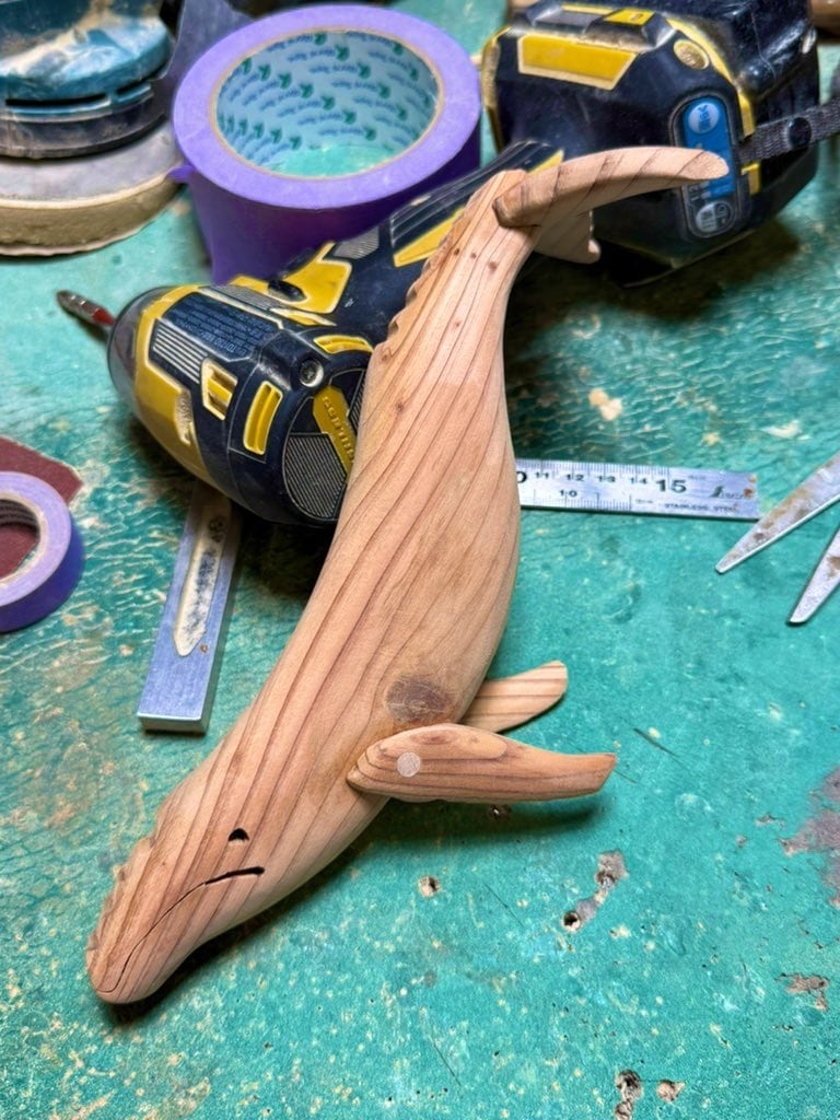 鯨のオブジェ （横22cm×縦20cm） | simanto工房