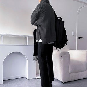 ボトルネックベーシックニット　MT0080367