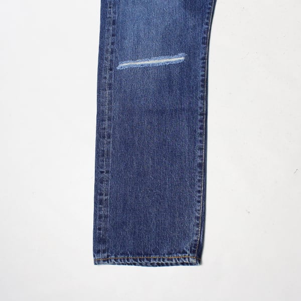 SALE] awasa アワサ 5ポケットテーパードダメージデニム aws2-05002