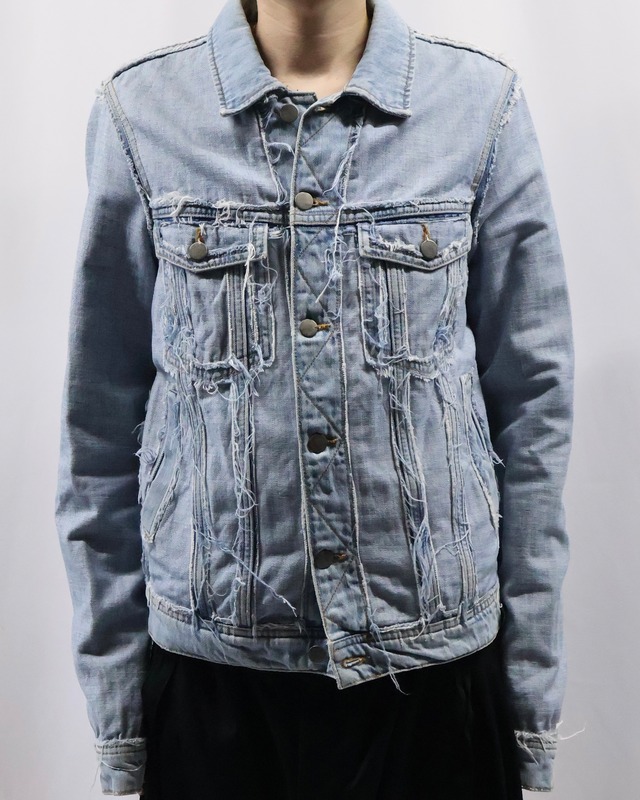 【Maison Margiela×H&M】fringe design denim jacket