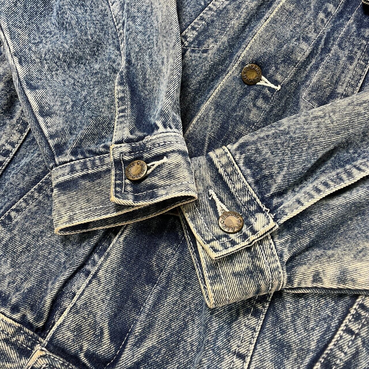 90年代 MAIN FASHION デニムジャケット メンズM-L相当 古着 90s