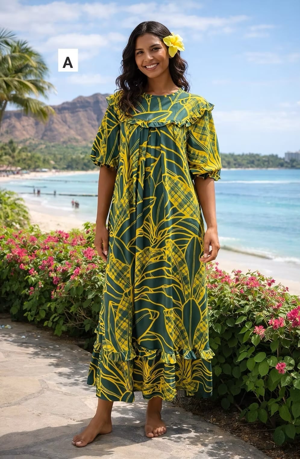 Nohea Lani A オリーブグリーンディープゴールド×ブライトゴールド(受注生産(予約販売))