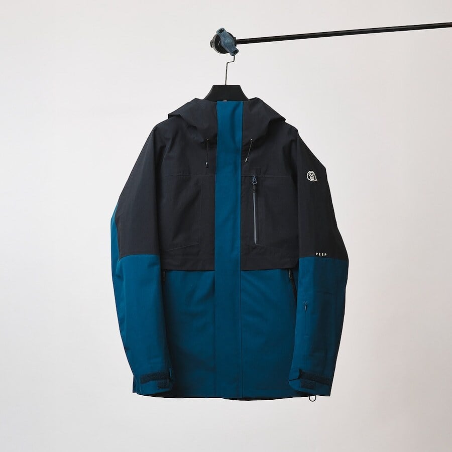 スノーボード unfudge PEEP JK UNFUDGE 『 PEEP JACKET - DARKNAVY BLACK 』 26/27 アンファッジ