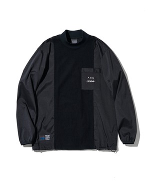 【予約販売8月下旬～9月中旬入荷】muta MARINE × ACANTHUS モックネック ロングスリーブ トップ