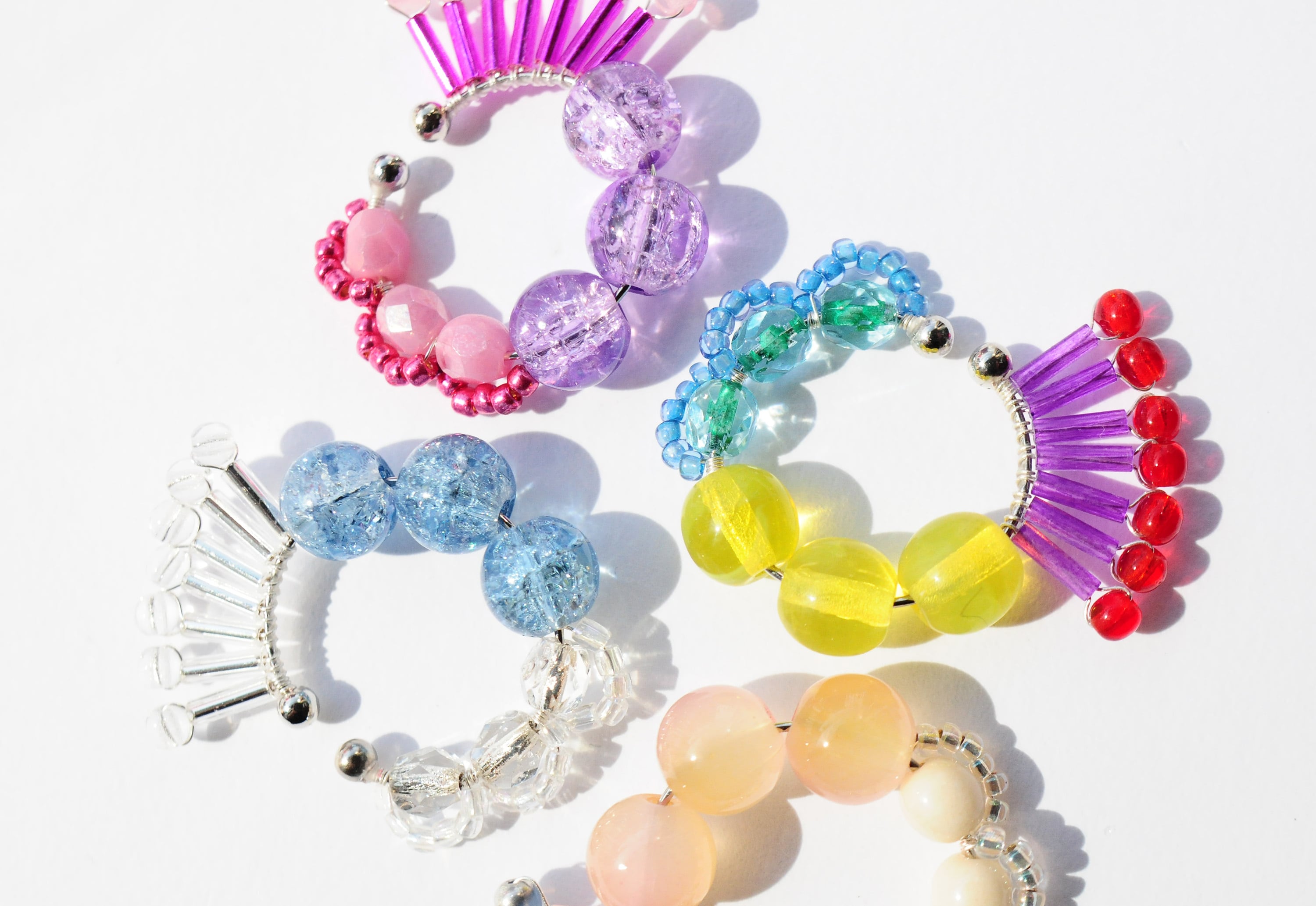 ＜Rollo～イロヅクビジュー～＞イヤーカフ『 ハミングバードhummingbird/Coron<PinkGrape>』