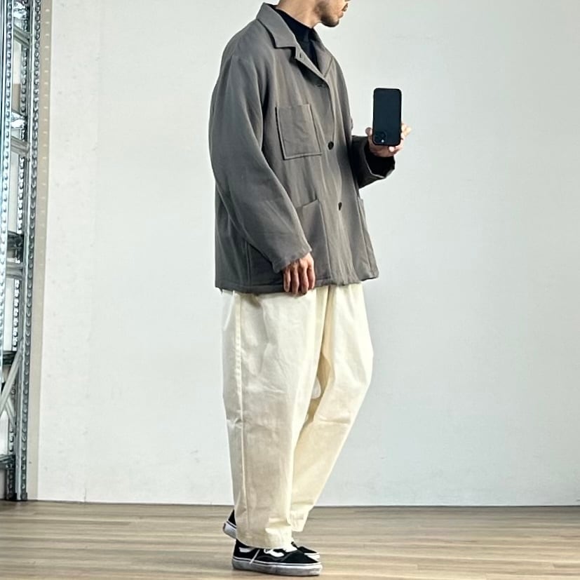 25AW》【STILL BY HAND】WOOL SERGE COVER ALL JACKET スティルバイ