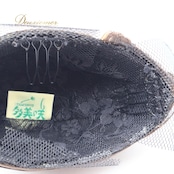 社交ダンス 小物 多美咲 シニヨン 団子 つけ毛 つけ髪 ヘアアクセサリー ダンス パーティ 発表会 デモ ビジュー ブラック系 ブラウン系 競技用 おしゃれ デザイン アクセント ヘアスタイル コスチューム フェミニン