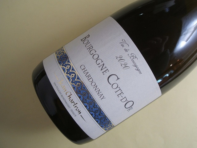 ブルゴーニュ　コート・ドール　シャルドネ　2020年　ジャン・シャルトロン