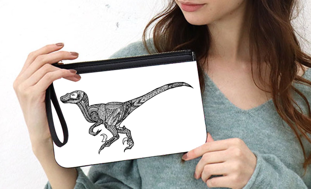 選べる 恐竜クラッチバッグ 5 17以降発送 Mariedesign