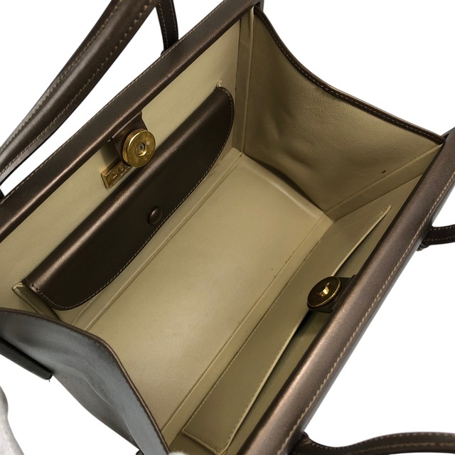 LOEWE ロエベ トートバッグ ブラウン ロゴ レザー vintage ヴィンテージ オールド 2jjh62