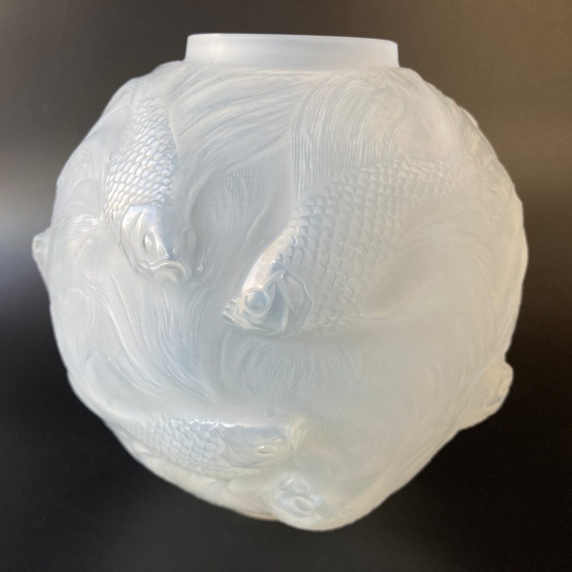 R.LALIQUE ルネ・ラリック「Formose」フォルモーズ 魚文大花瓶 金魚 