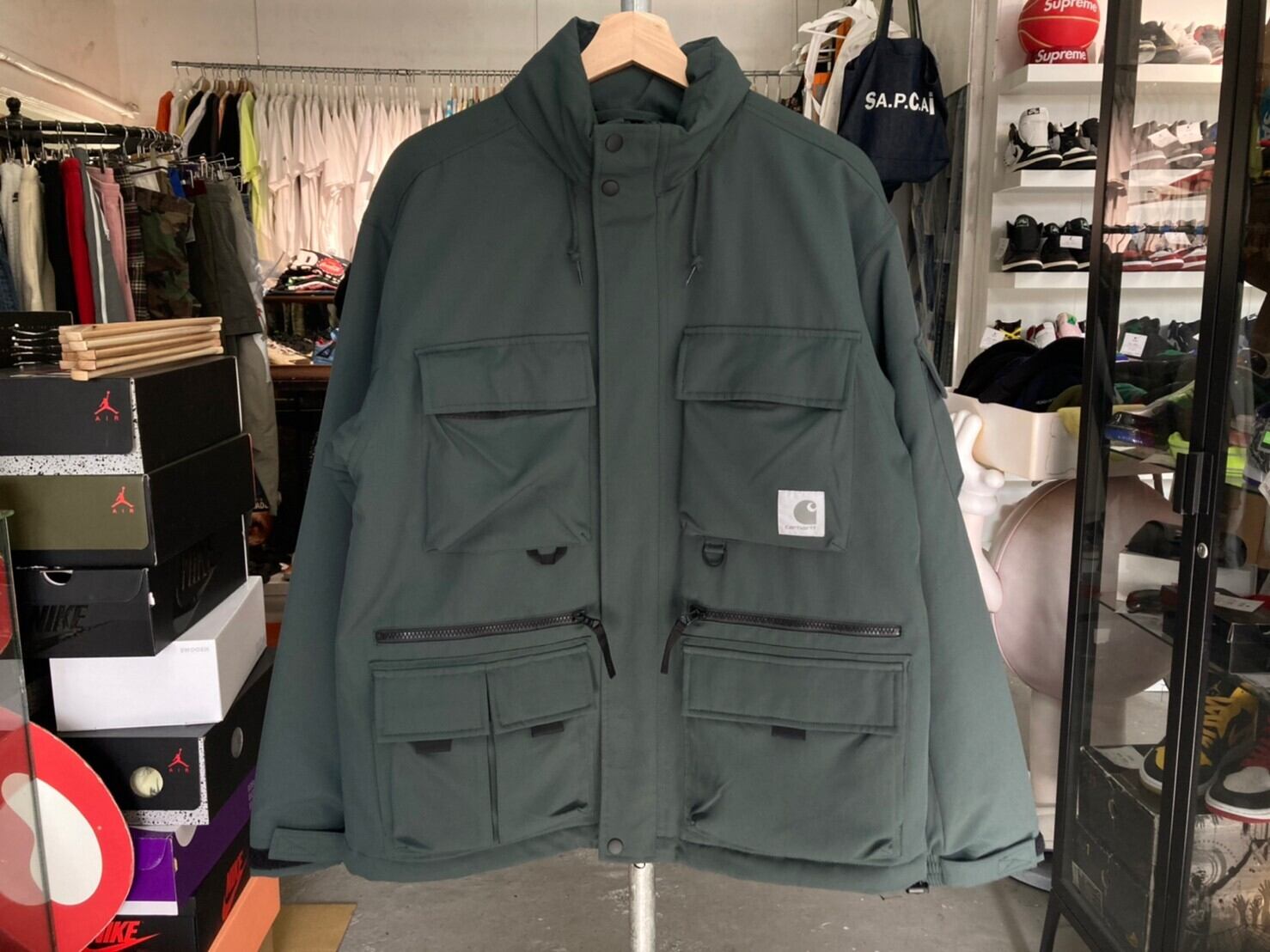 Carhartt WIP Colewood Jacket GREEN MEDIUM 60KK1469 | BRAND BUYERS ...