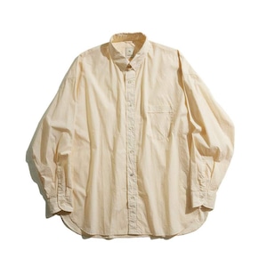 FINE CTTN TAB COLLAR SHIRT / ファインコットンタブカラーシャツ(YELLOW)
