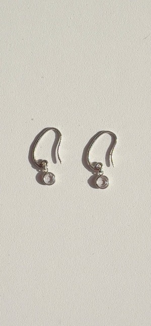 en  blue  クリスタルピアス