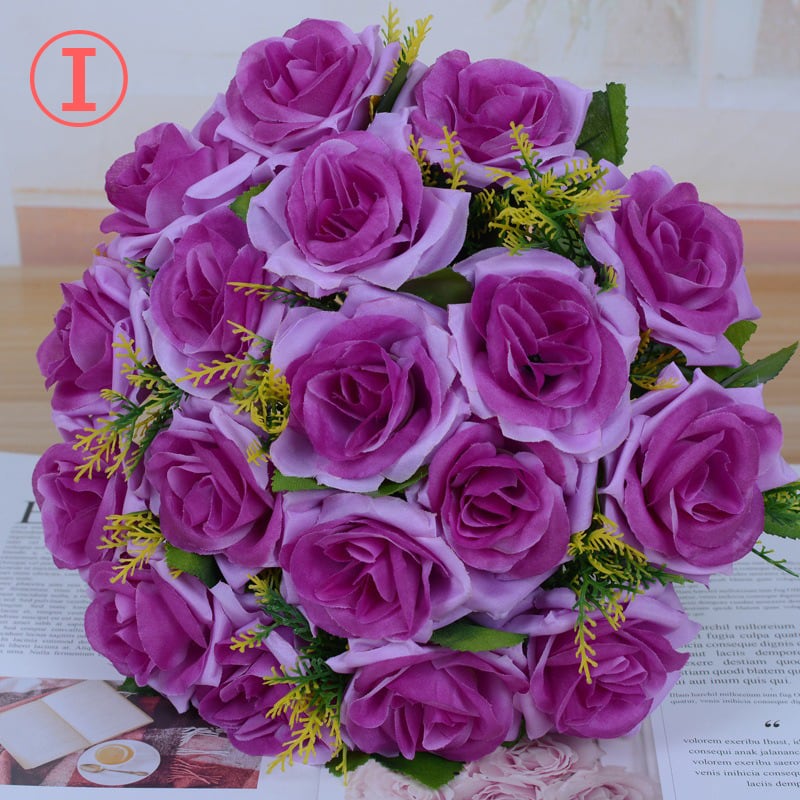 コスプレアイテム 撮影用アイテム 薔薇 花束 ブーケ 造花