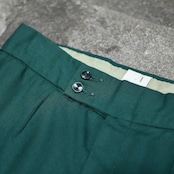 70's color flare slacks green