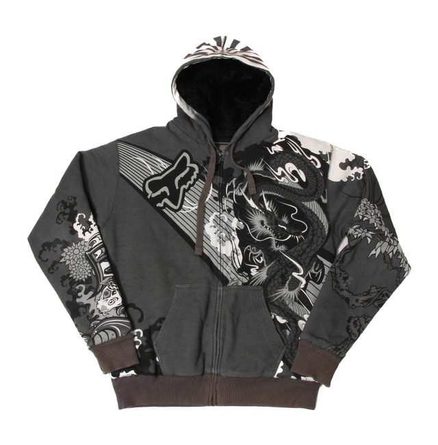 FOX 00s FurHoodieSweatZipJacket