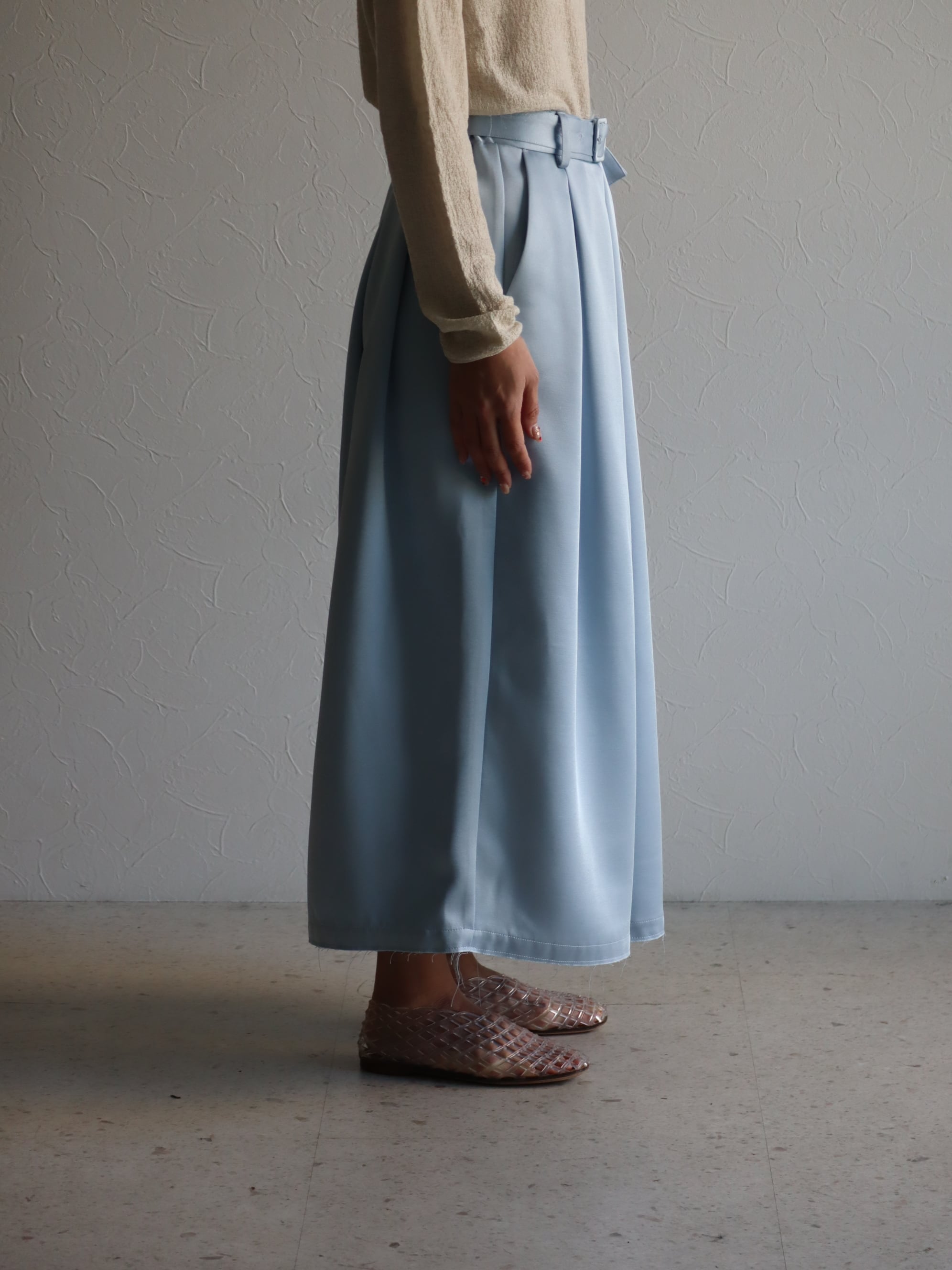 パンツ ella selectshop silky twill skirt pants BOTTOMS | e L L a