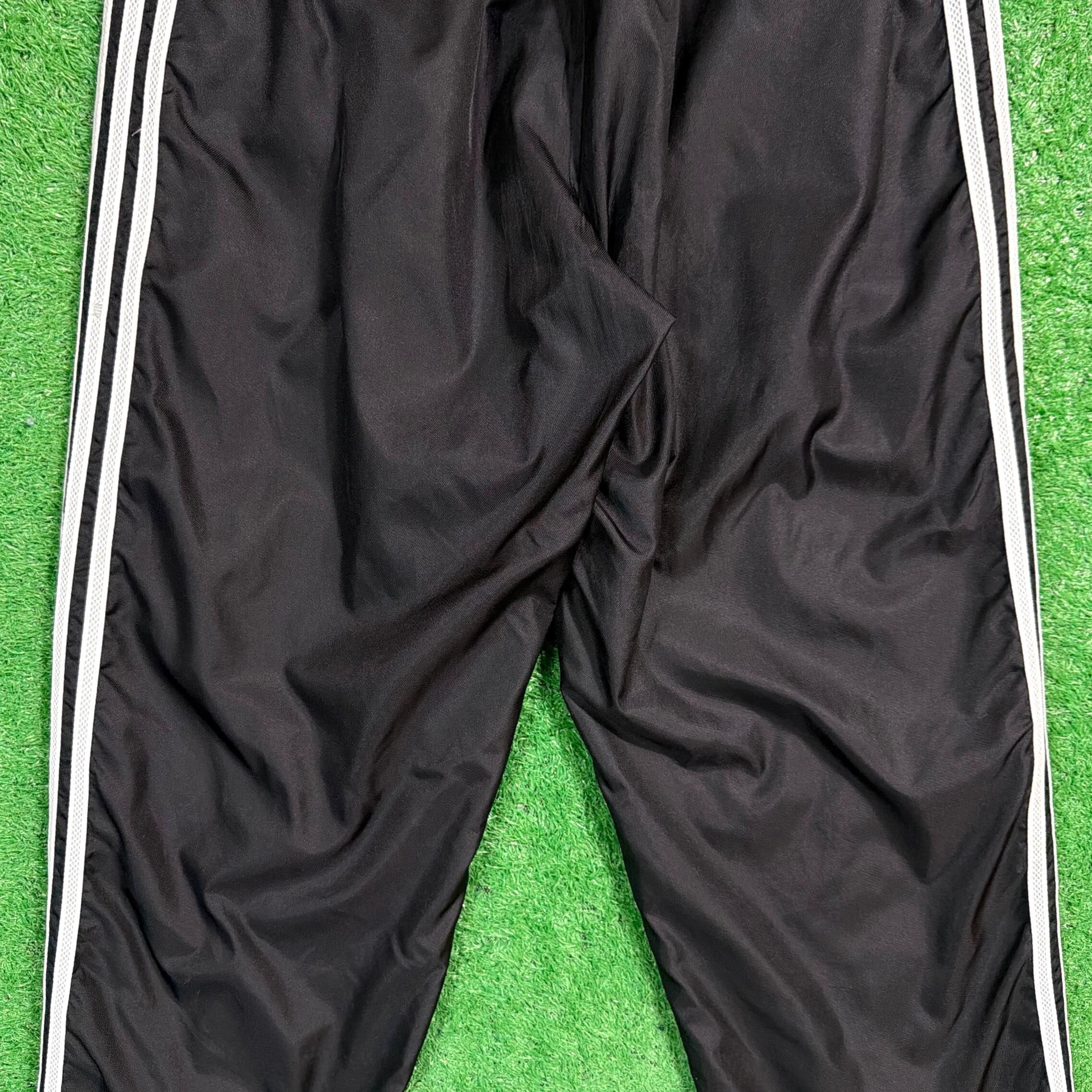 Men's】 90s - adidas ナイロンパンツ / 90年代 アディダス 古着 黒