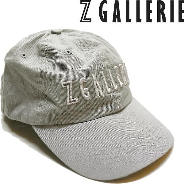 1点物◇Z GALLERIE企業グレー帽子ベースボールキャップ古着メンズ