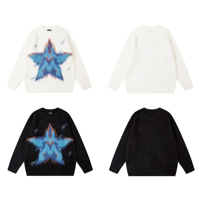 big star knit　ビッグスターニット　J0472