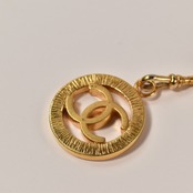 CHANEL シャネル ココマーク チェーンベルト GP×革 ベルト