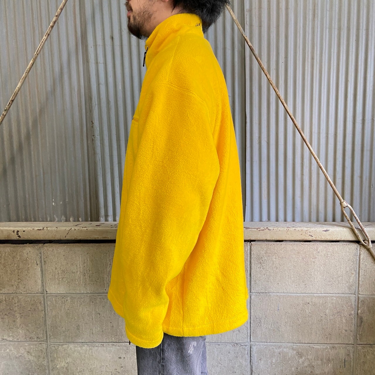 00年代 OLD GAP オールドギャップ ハーフジップ フリースプルオーバー 