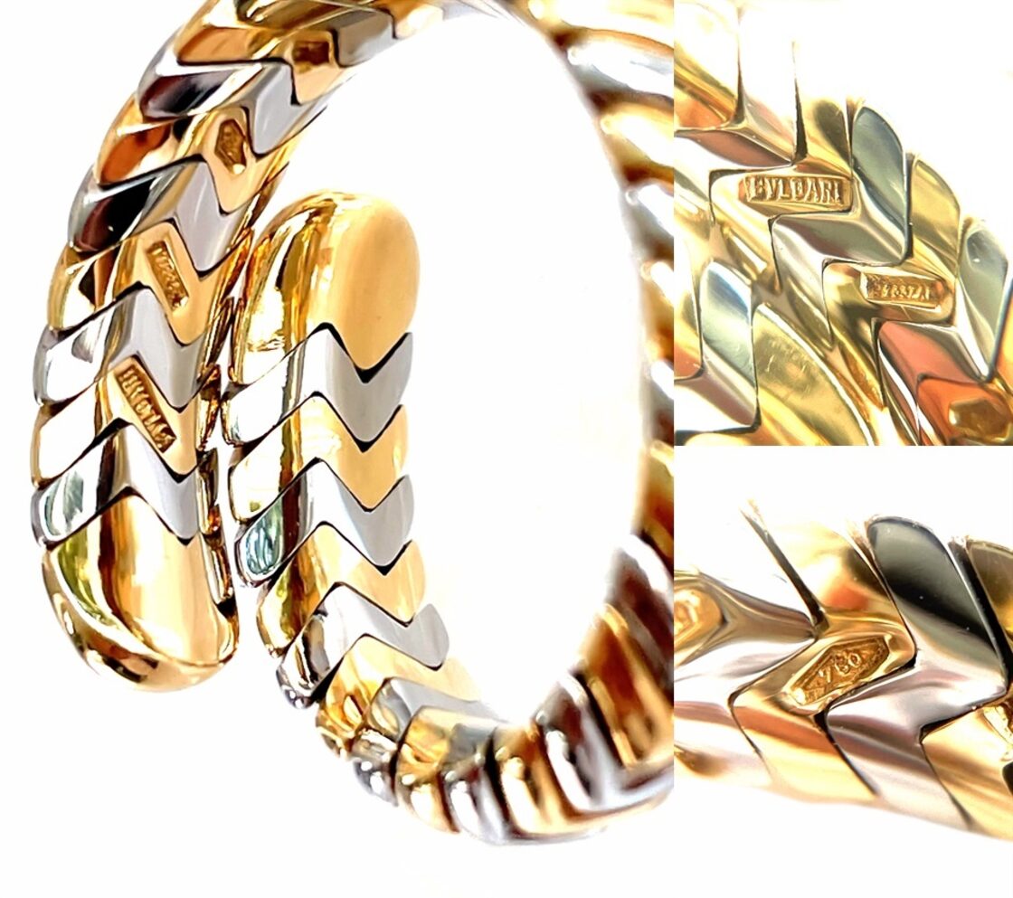 BVLGARI ブルガリ トゥボガス リング スネーク K18YG 750 SS | PAY ID