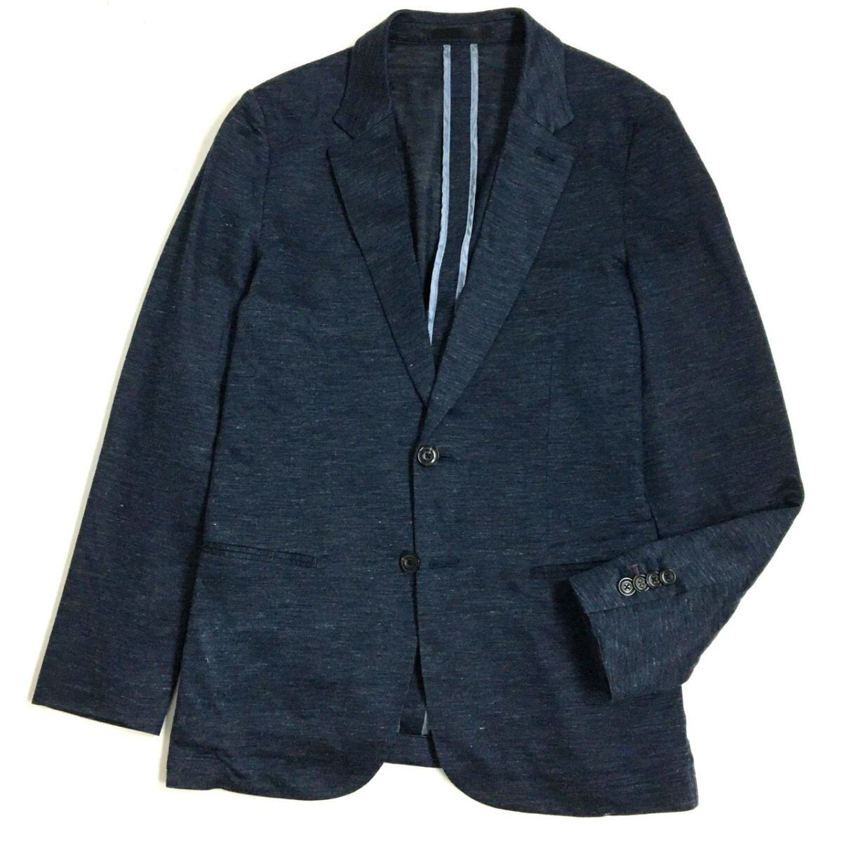 美品/リネン100％(L)○Paul Smith ポールスミス テーラード ジャケット 