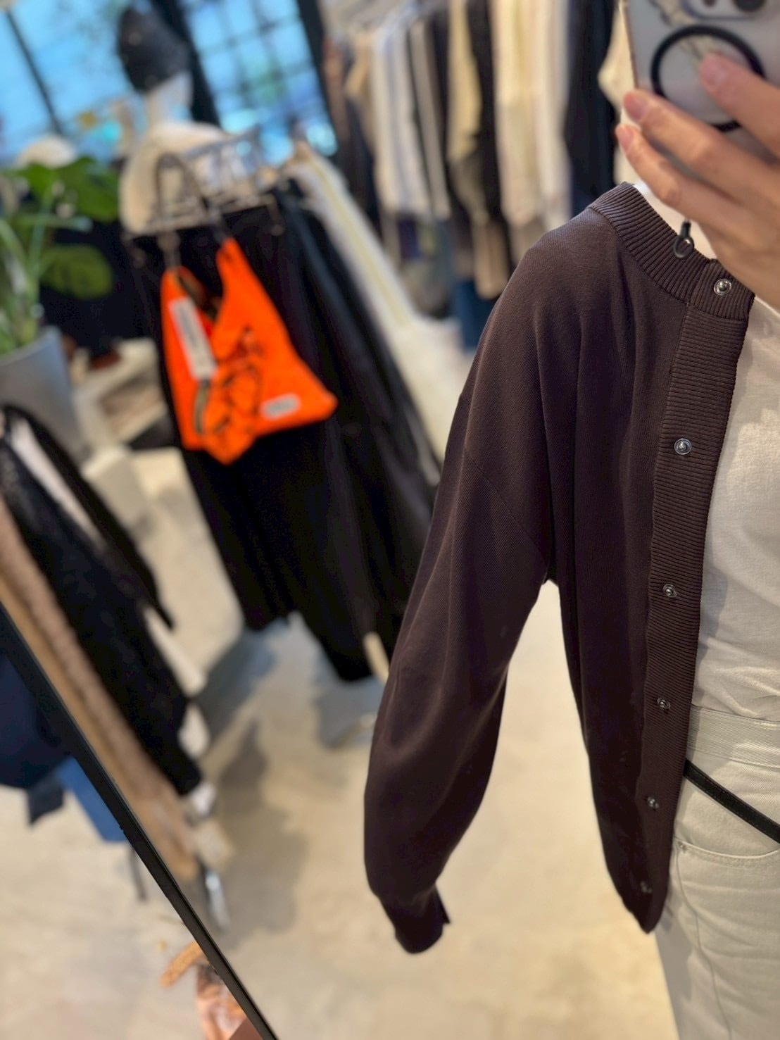 【PASSIONE】スナップボタンカーディガン　546914