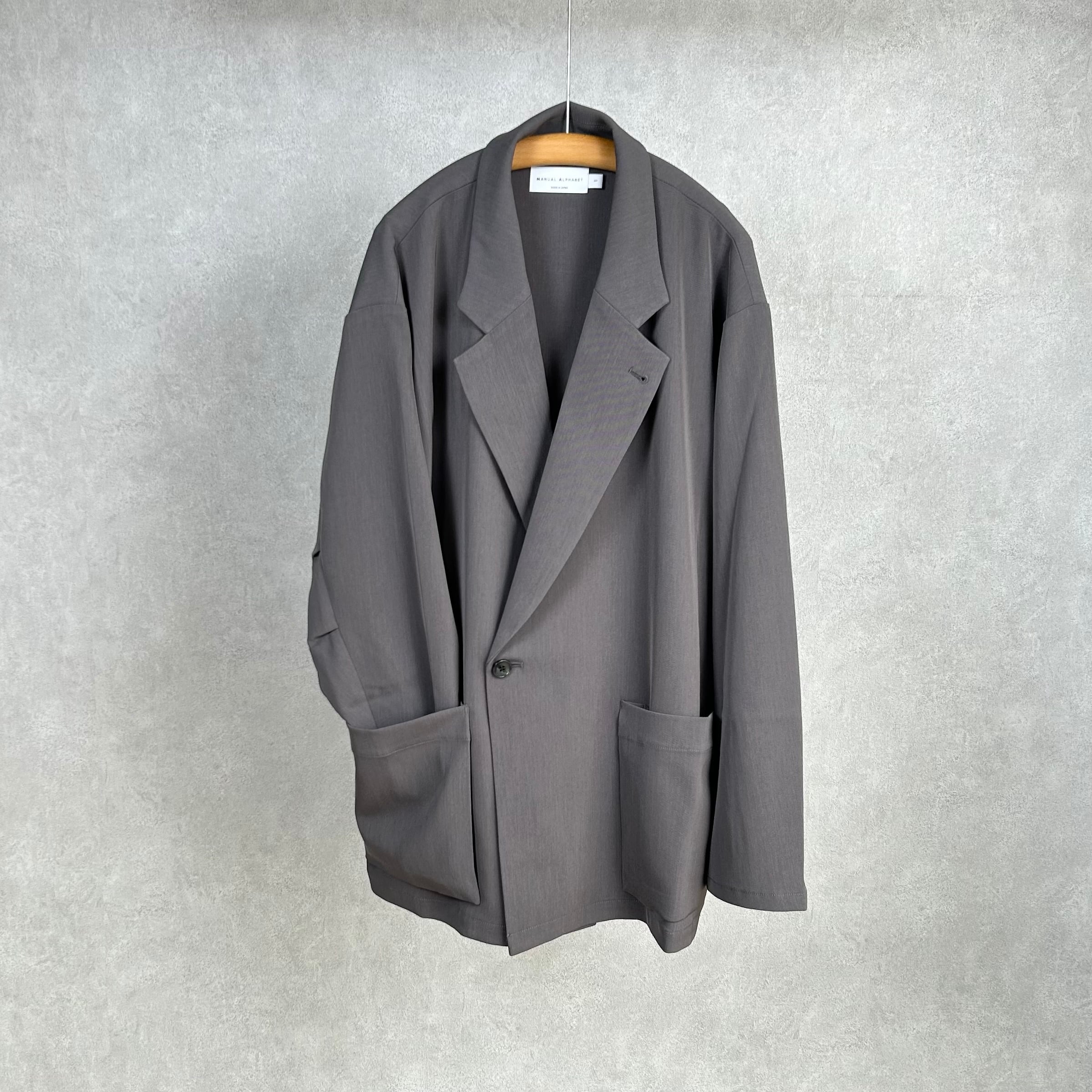 26SS》【MANUAL ALPHABET】PE TWILL COMFORT W JACKET マニュアル