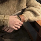 ［ 18k bangle ］nuance line