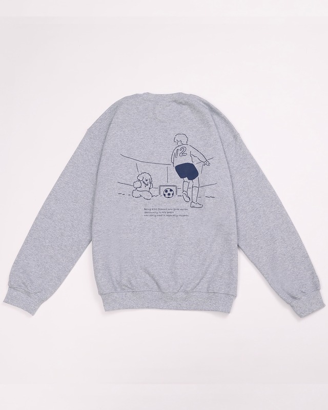 Soccer Sweat shirts Gray