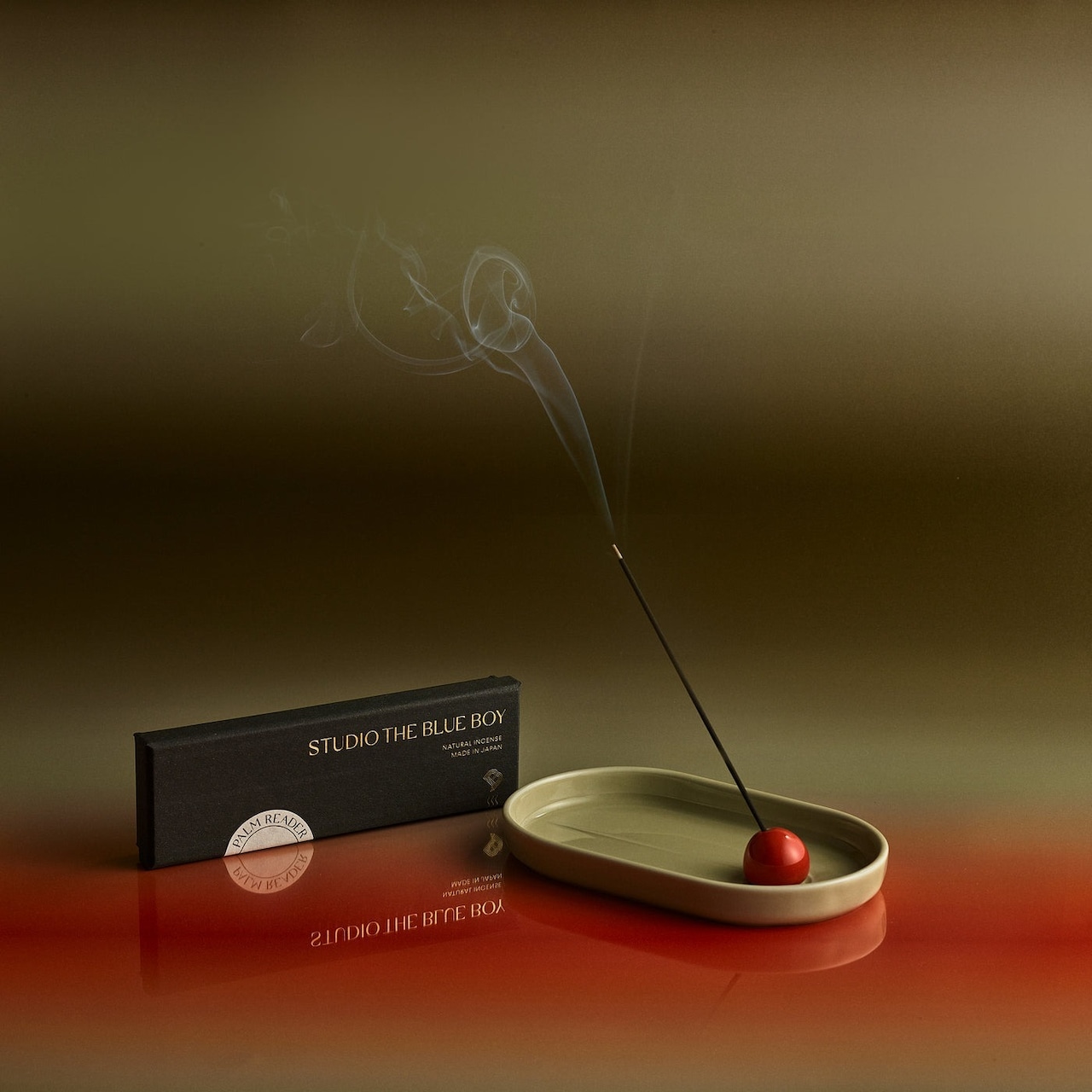 STUDIO THE BLUE BOY インセンスホルダー Bleached Sand × Salamander Orange