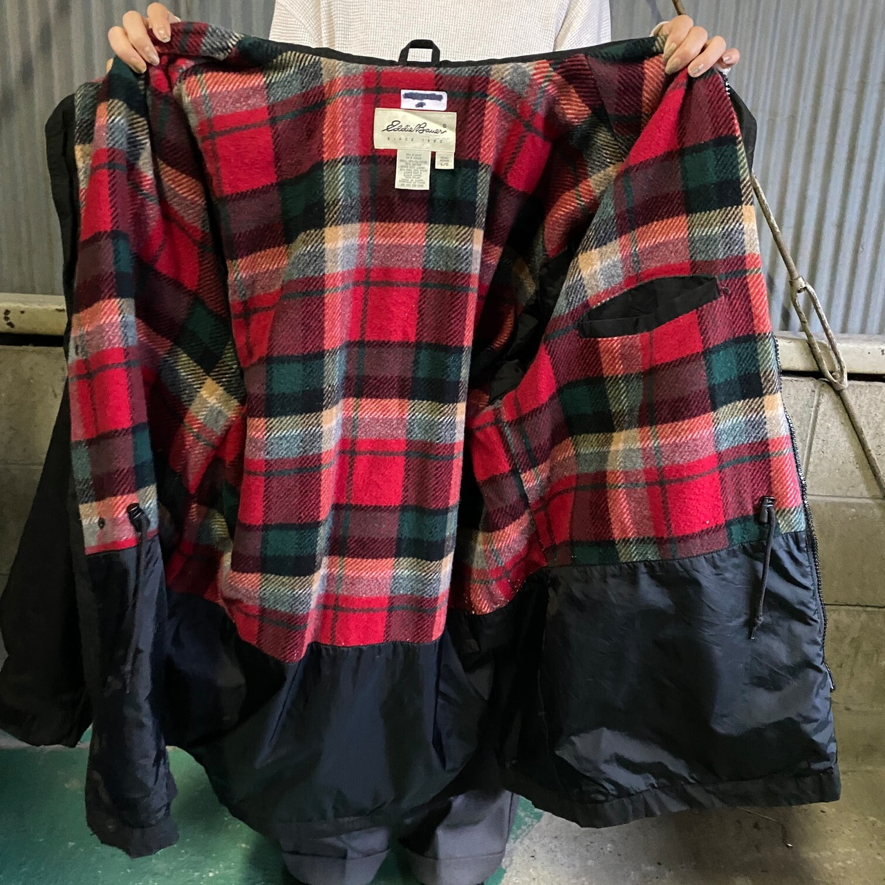 90年代〜00年代 Eddie Bauer エディーバウアー チェックライナー 